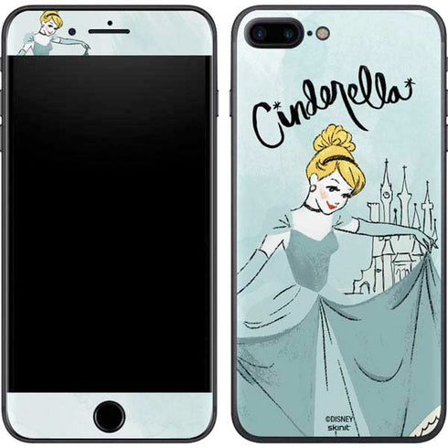 Disney Princess Cinderella Curtsy Art iPhone 8 Plus Skin